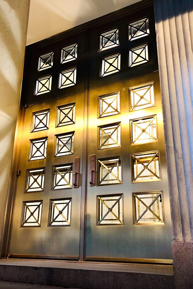 CUSTOM BRONZE DOORS